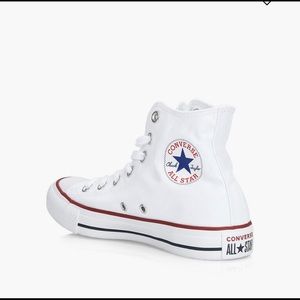 White unisex converse